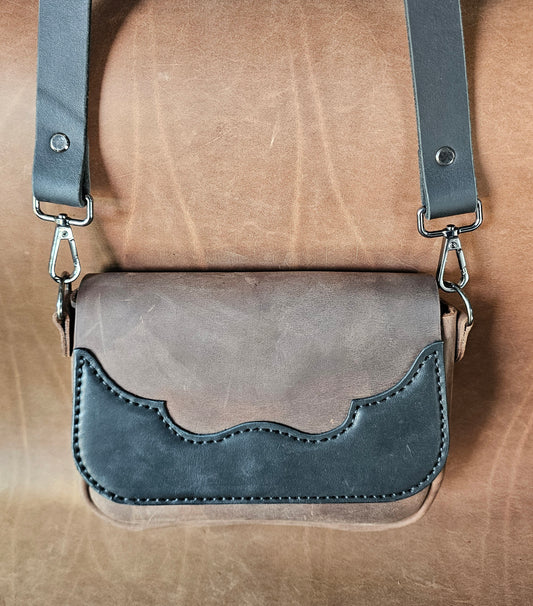 Brown Mini Western Saddle Bag