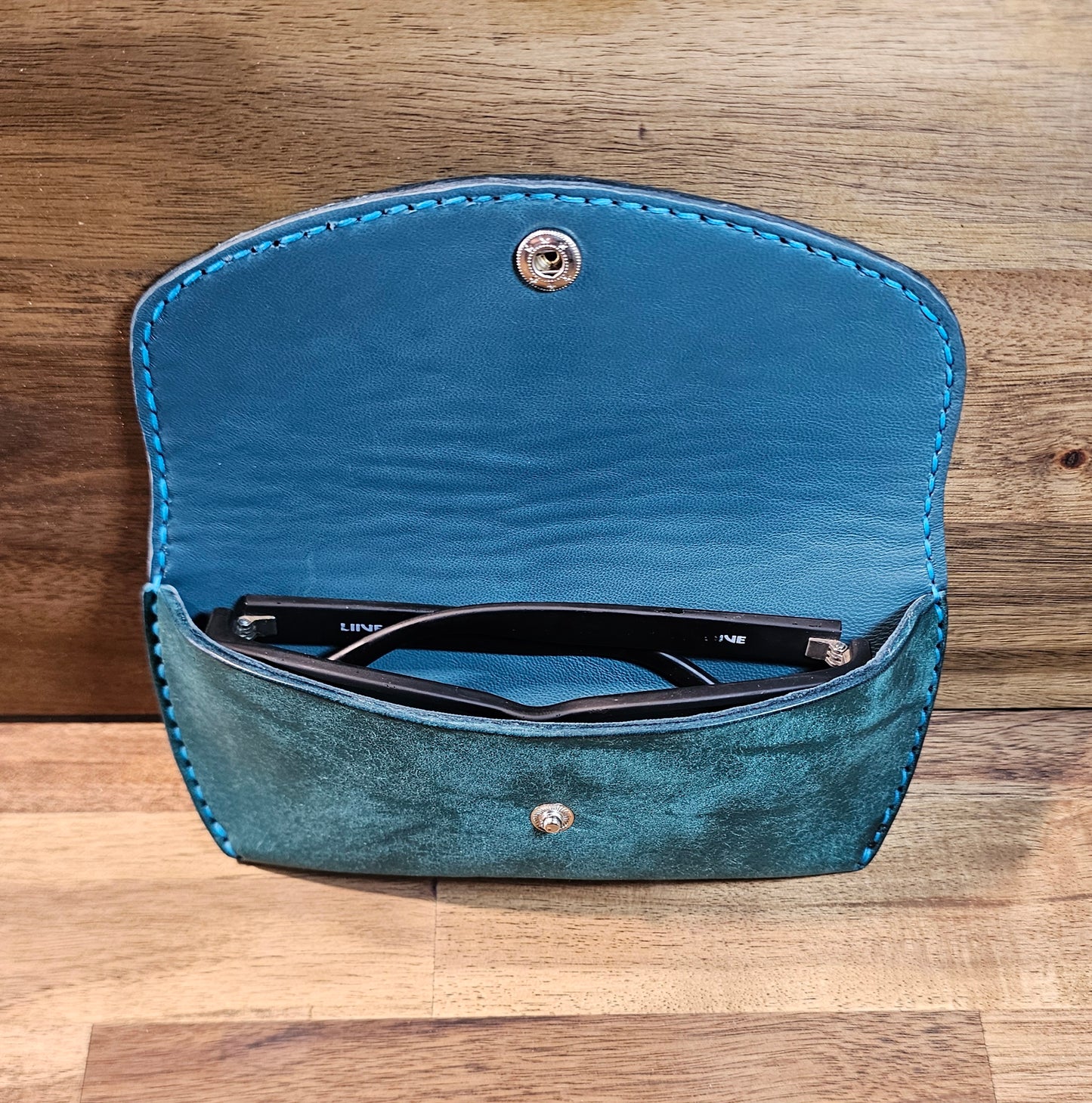 Deluxe Fullgrain leather Sunglasses case