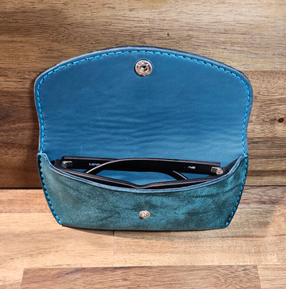 Deluxe Fullgrain leather Sunglasses case