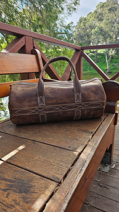 Gunslinger Duffle Bag in Maidstone Crazy horse