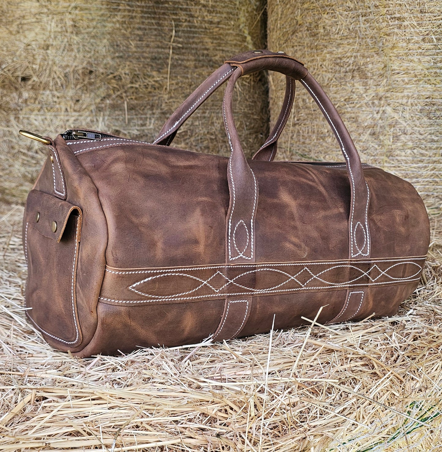 Gunslinger Duffle Bag in Maidstone Crazy horse