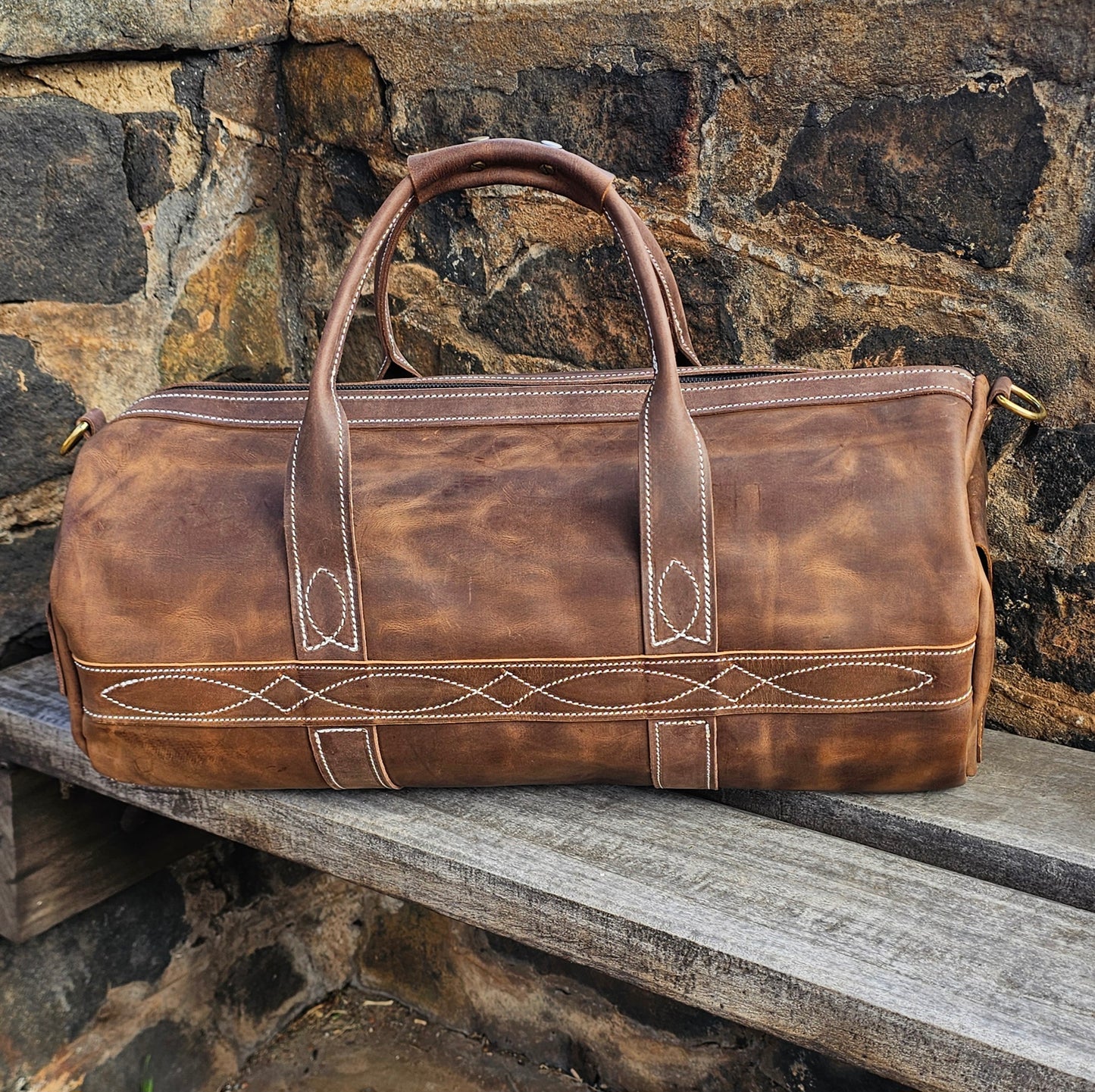 Gunslinger Duffle Bag in Maidstone Crazy horse