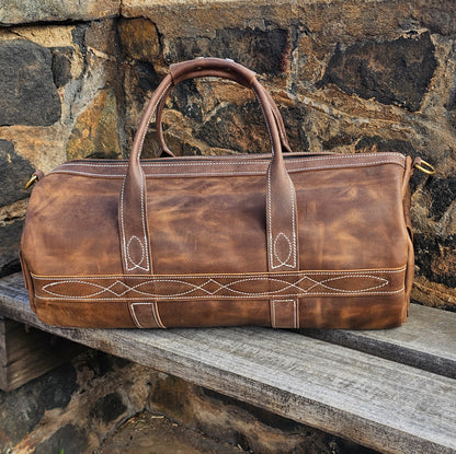 Gunslinger Duffle Bag in Maidstone Crazy horse