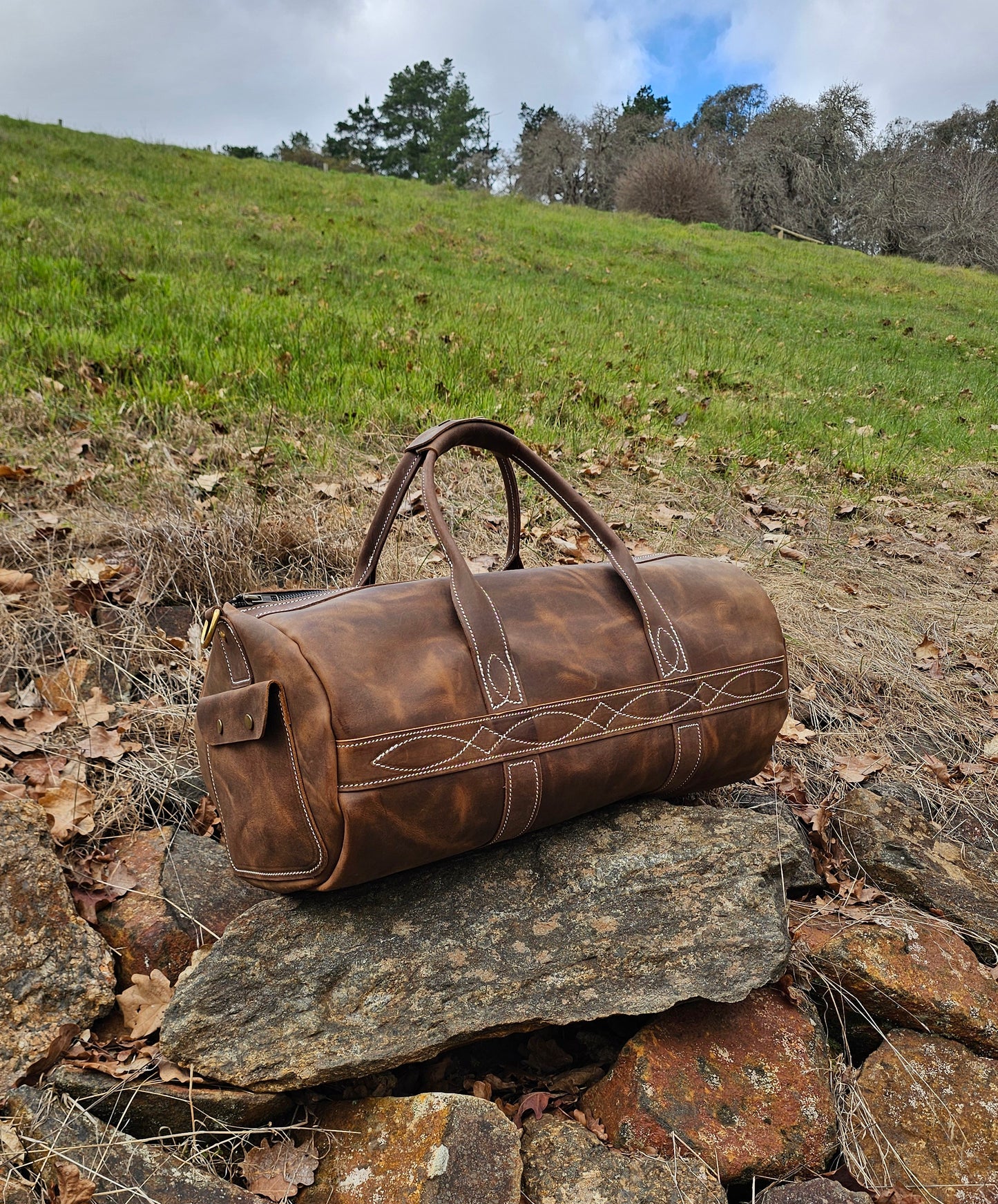 Gunslinger Duffle Bag in Maidstone Crazy horse