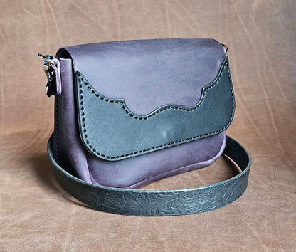 Purple Mini Western Saddle Bag