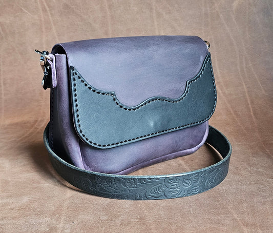 Purple Mini Western Saddle Bag