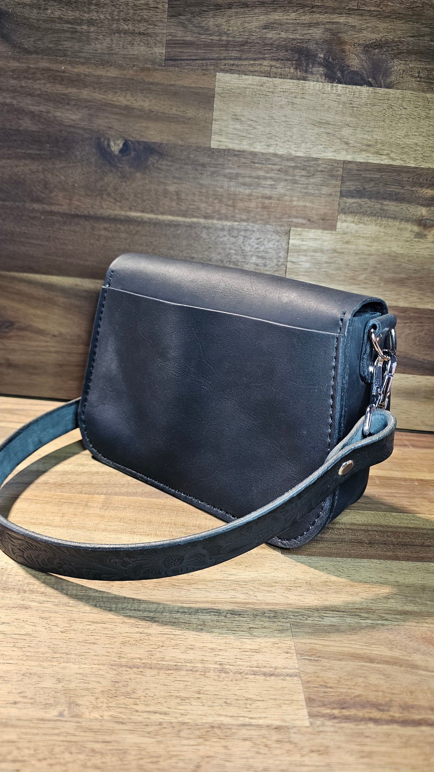 Black Mini Western Saddle Bag