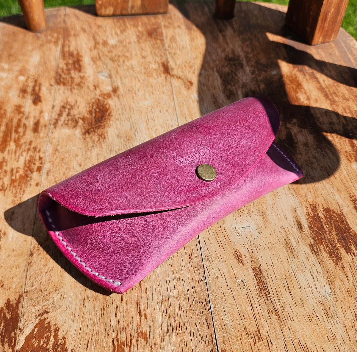 Fullgrain Leather Sunglasses Case