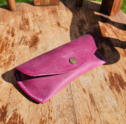 Fullgrain Leather Sunglasses Case