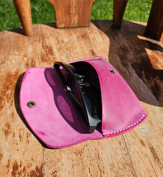 Fullgrain Leather Sunglasses Case