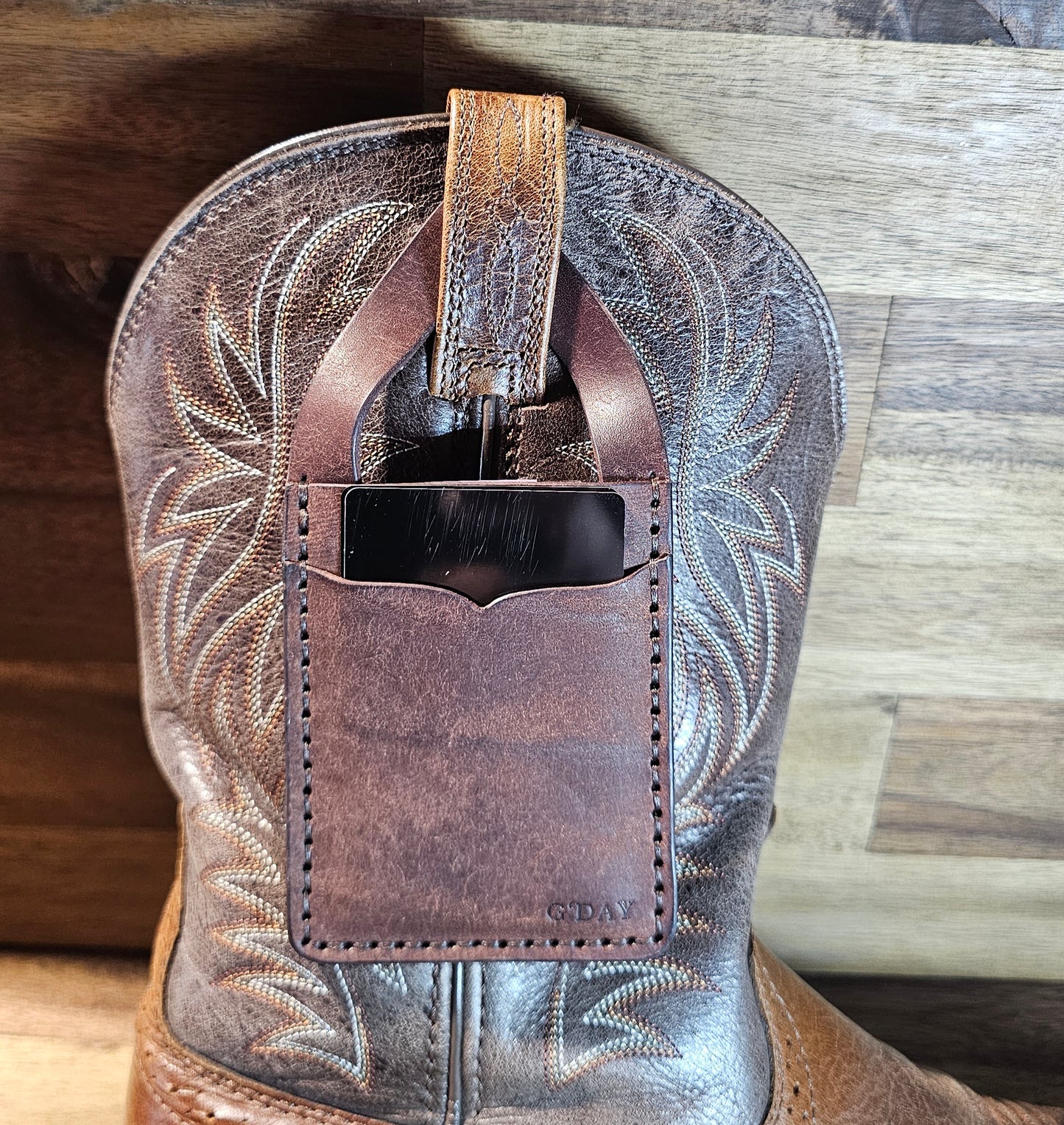 Boot card holder