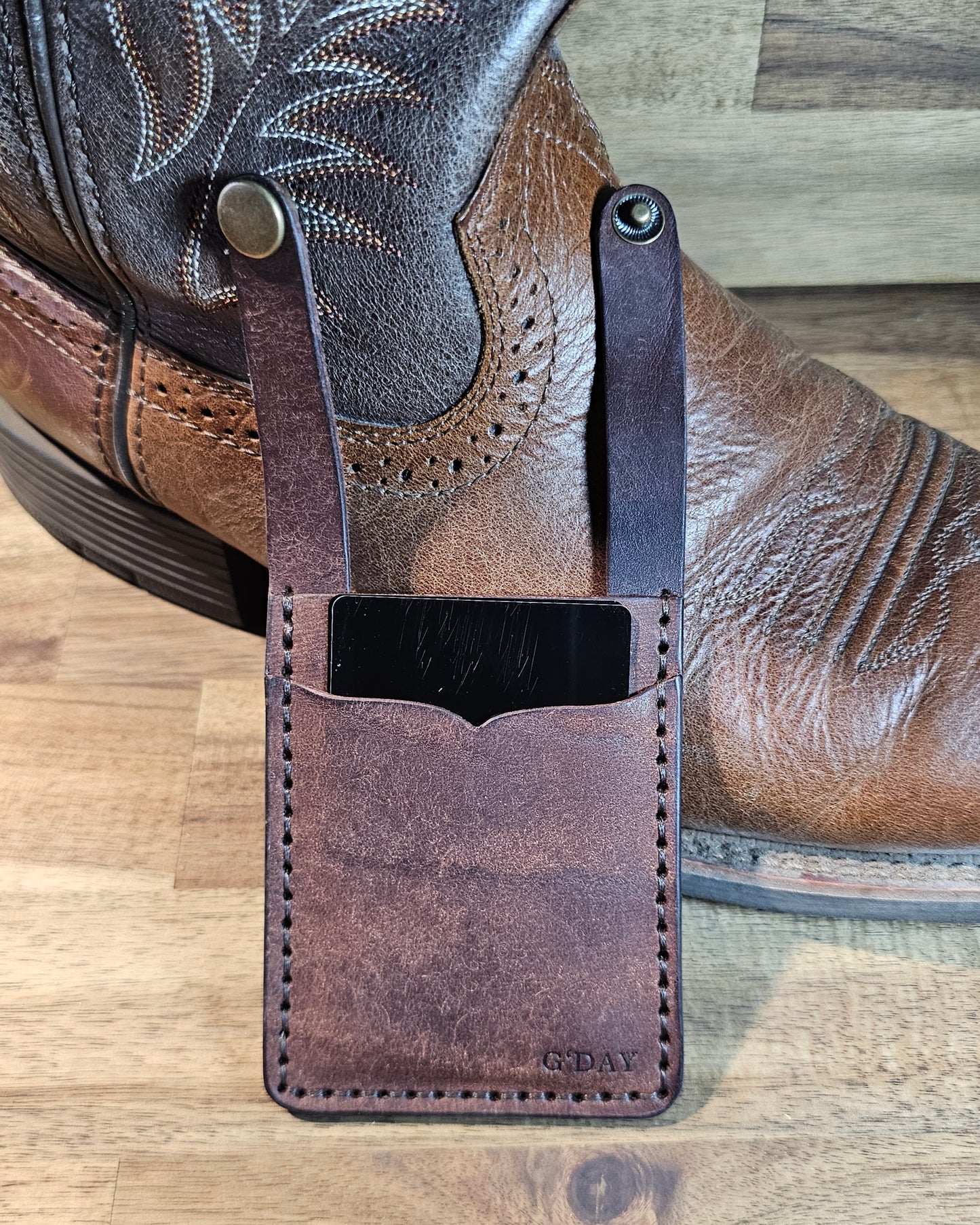 Boot card holder