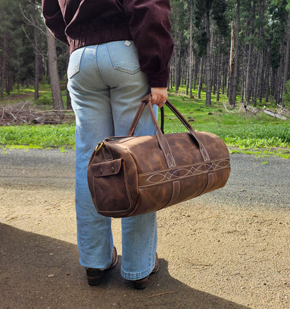 Gunslinger Duffle Bag in Maidstone Crazy horse