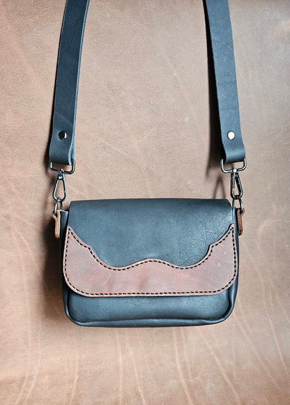 Black Mini Western Saddle Bag
