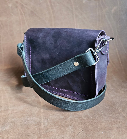 Purple Mini Western Saddle Bag